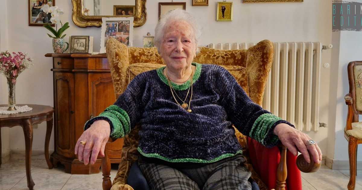 Dall'alluvione ai bombardamenti, i ricordi della barese Lina: �A maggio ho compiuto 105 anni�